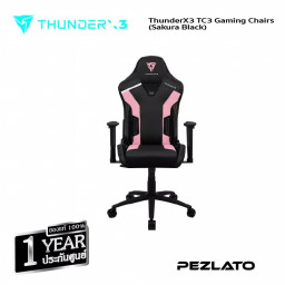 (มีบริการส่งด่วน 4 ชม) ThunderX3 TC3 Gaming Chairs (Sakura Black)
